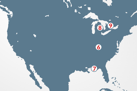 Networks in North America