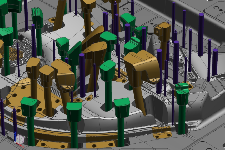 3D CAD設計画面